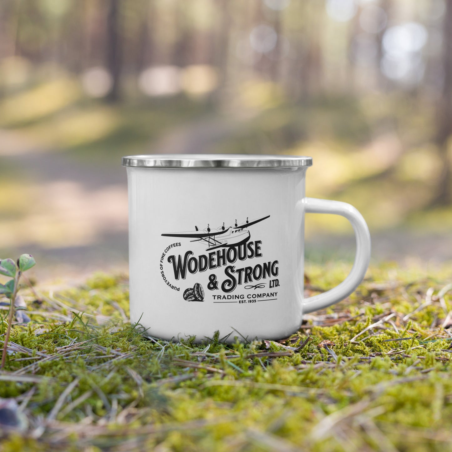 Explorer's Club Enamel Mug